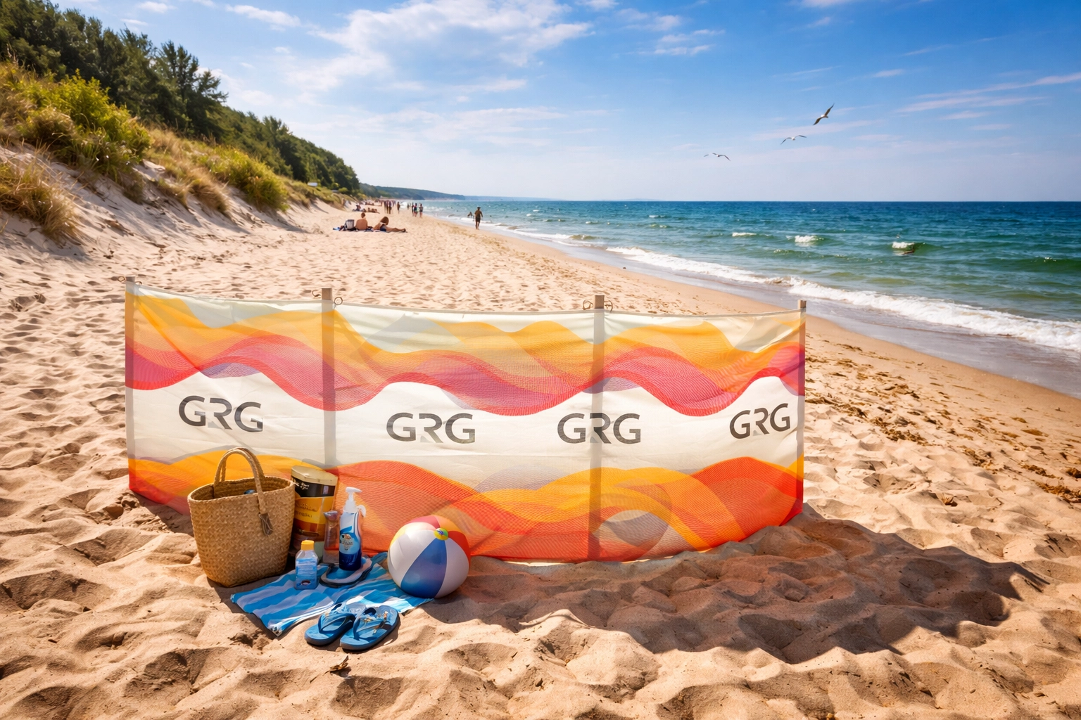Parawany reklamowe plażowe - GRG